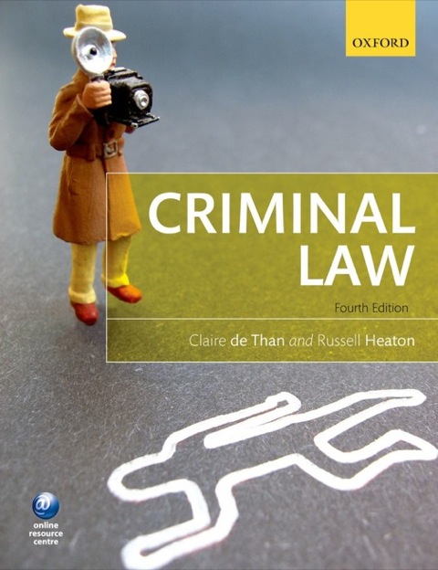Cover image for book Criminal Law