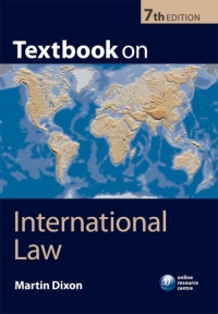 Cover image: Textbook on International Law 7th edition 9780199688821