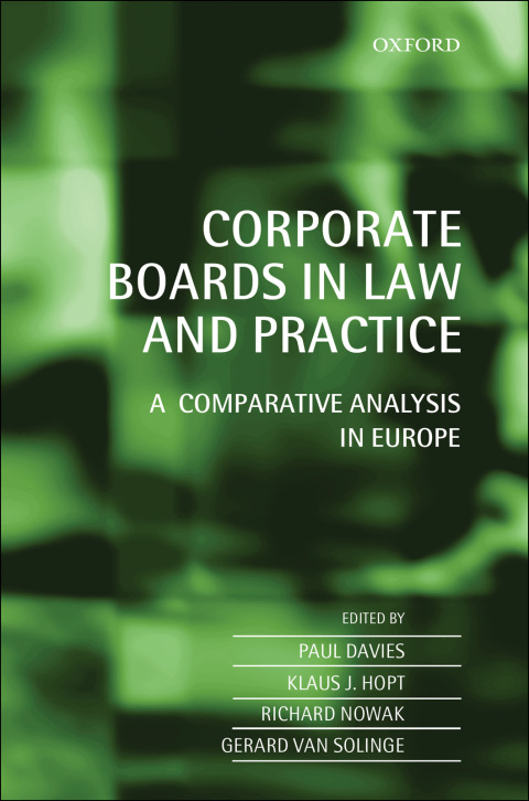 Cover image for book Corporate Boards in Law and Practice