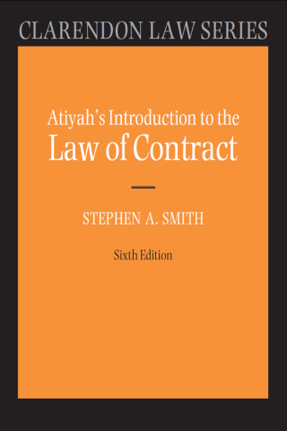 Atiyah's Introduction to the Law of Contract