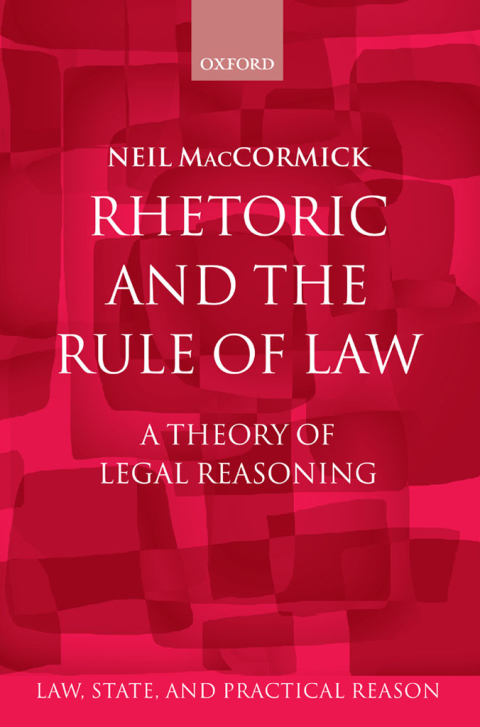 Cover image for book Rhetoric and The Rule of Law