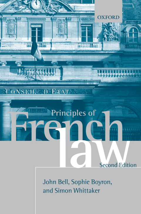 Cover image for book Principles of French Law
