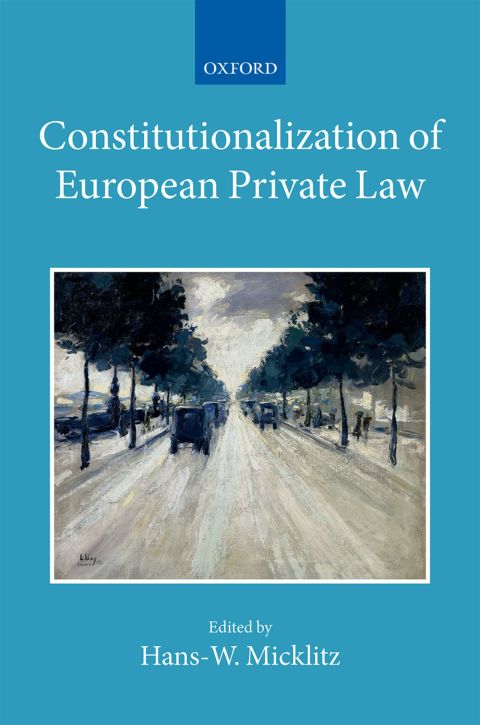 Cover image for book Constitutionalization of European Private Law
