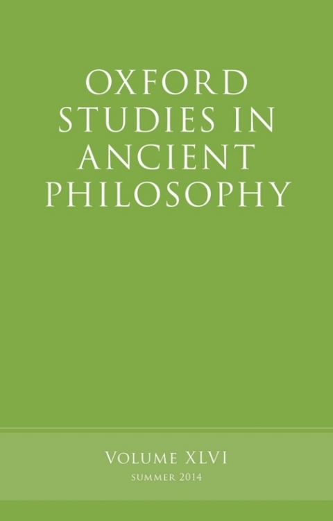 Cover image for book Oxford Studies in Ancient Philosophy, Volume 46