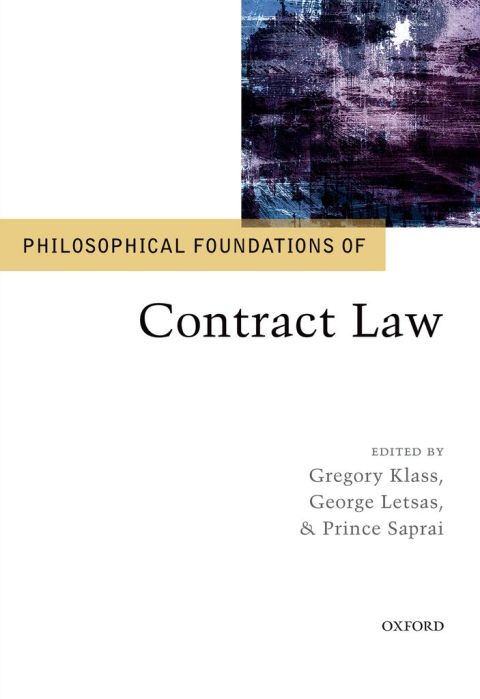 Cover image for book Philosophical Foundations of Contract Law