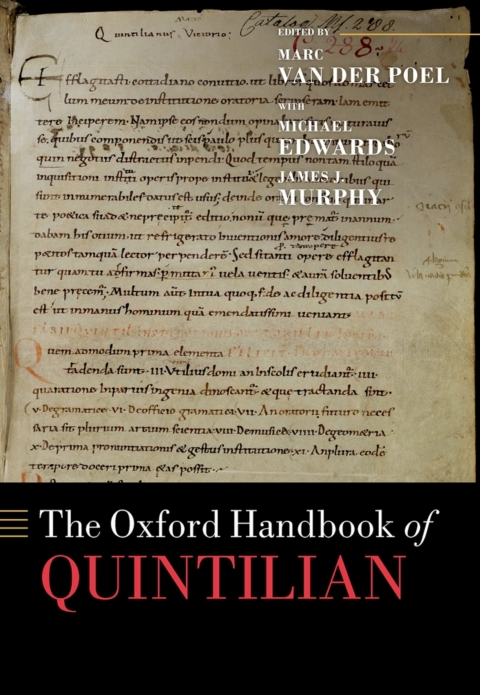 Cover image for book The Oxford Handbook of Quintilian