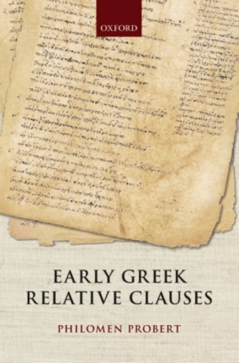 Cover image for book Early Greek Relative Clauses