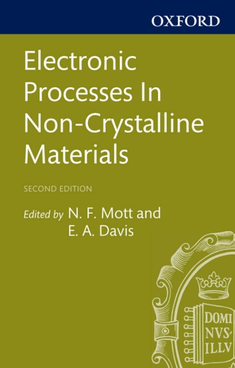 Cover image for book Electronic Processes in Non-Crystalline Materials