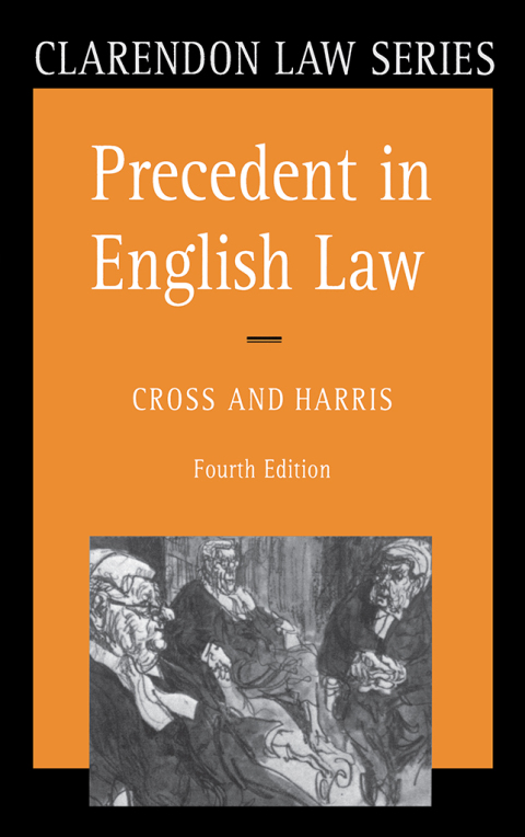 Cover image for book Precedent in English Law
