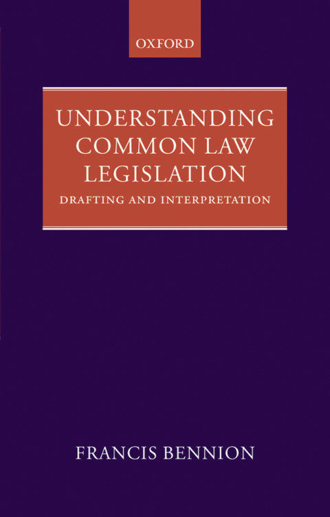 Cover image for book Understanding Common Law Legislation