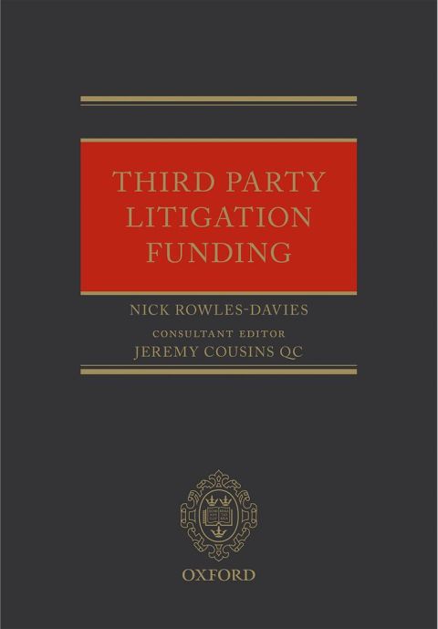 Cover image for book Third Party Litigation Funding
