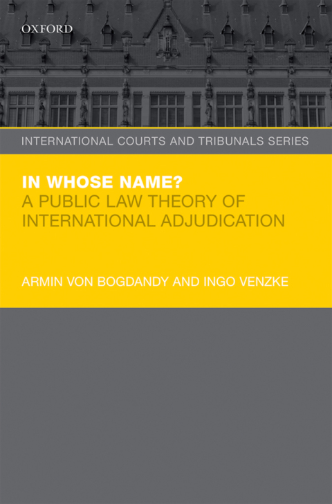 Cover image for book In Whose Name?