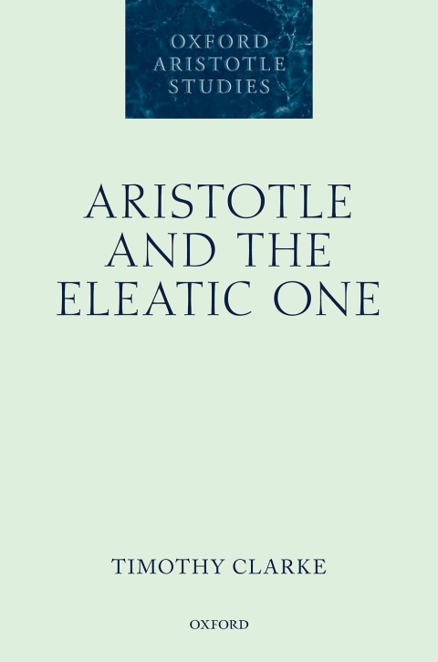 Cover image for book Aristotle and the Eleatic One