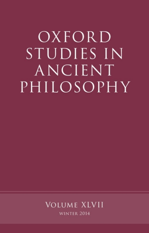 Cover image for book Oxford Studies in Ancient Philosophy, Volume 47