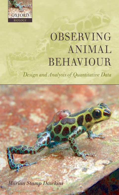 Cover image for book Observing Animal Behaviour