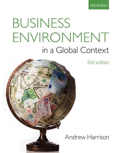 Cover image for book Business Environment in a Global Context