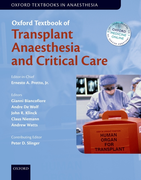 Cover image for book Oxford Textbook of Transplant Anaesthesia and Critical Care