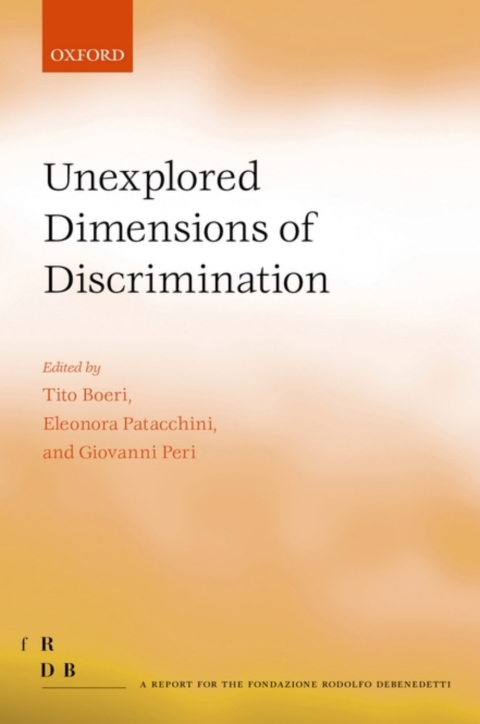 Cover image for book Unexplored Dimensions of Discrimination