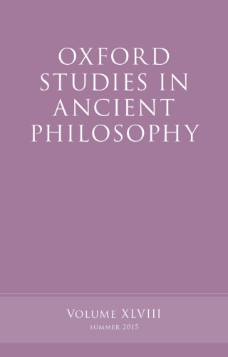 Oxford Studies in Ancient Philosophy, Volume 48