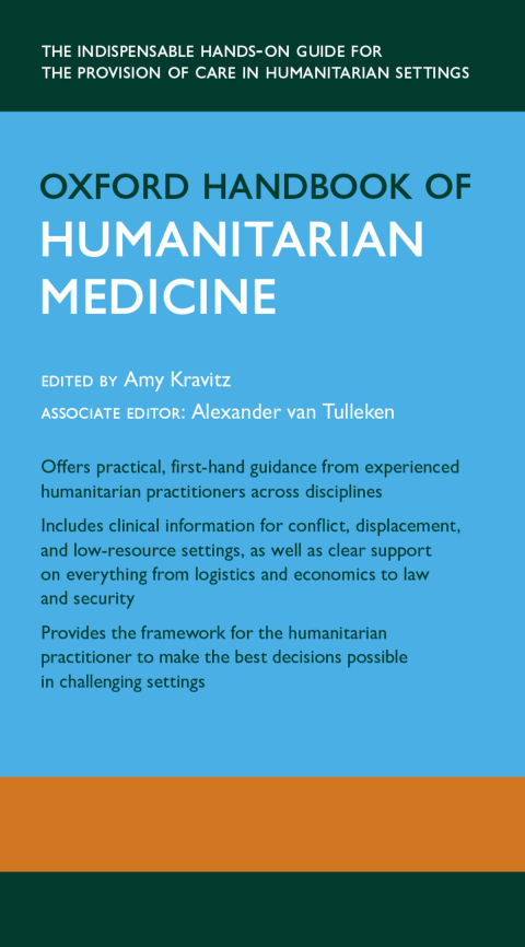 Cover image for book Oxford Handbook of Humanitarian Medicine