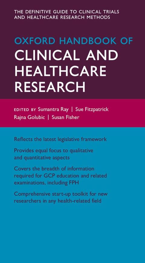 Cover image for book Oxford Handbook of Clinical and Healthcare Research