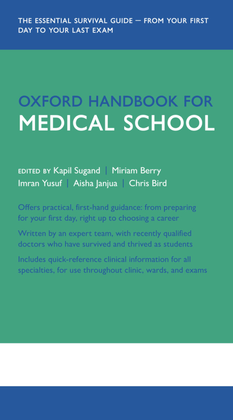 Cover image for book Oxford Handbook for Medical School