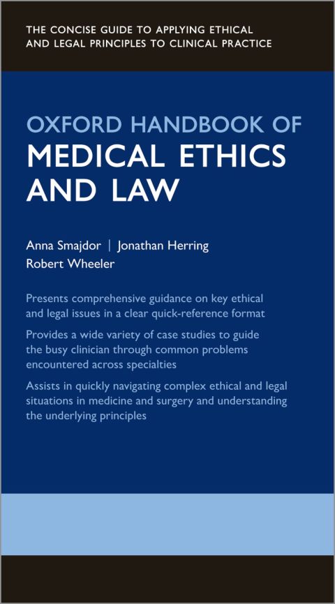 Cover image for book Oxford Handbook of Medical Ethics and Law