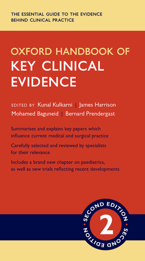 Cover image for book Oxford Handbook of Key Clinical Evidence