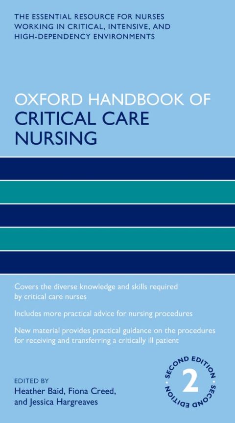 Cover image for book Oxford Handbook of Critical Care Nursing