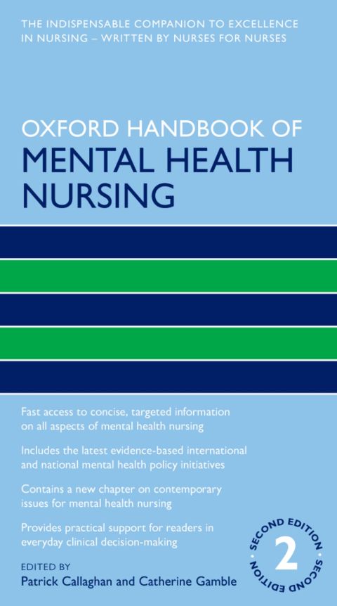 Cover image for book Oxford Handbook of Mental Health Nursing