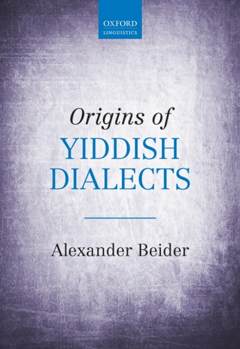 Cover image for book Origins of Yiddish Dialects