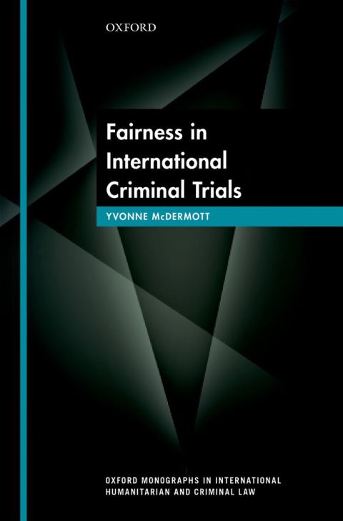 Cover image for book Fairness in International Criminal Trials