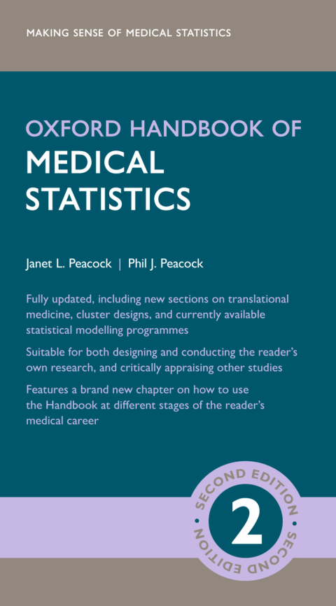 Cover image for book Oxford Handbook of Medical Statistics