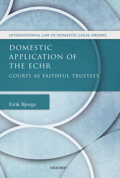 Cover image for book Domestic Application of the ECHR