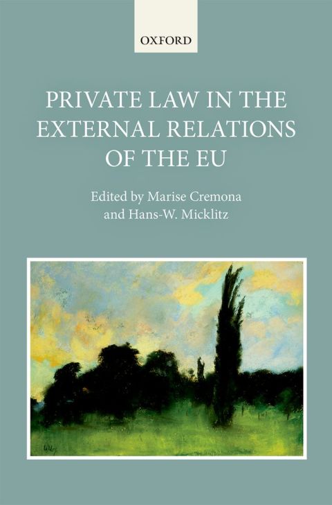 Cover image for book Private Law in the External Relations of the EU
