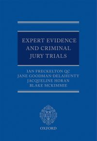 صورة الغلاف: Expert Evidence and Criminal Jury Trials 9780198746348