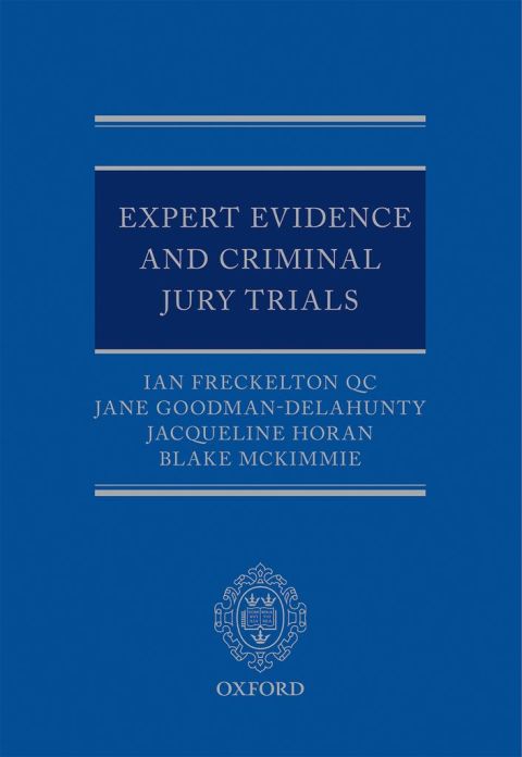 Cover image for book Expert Evidence and Criminal Jury Trials