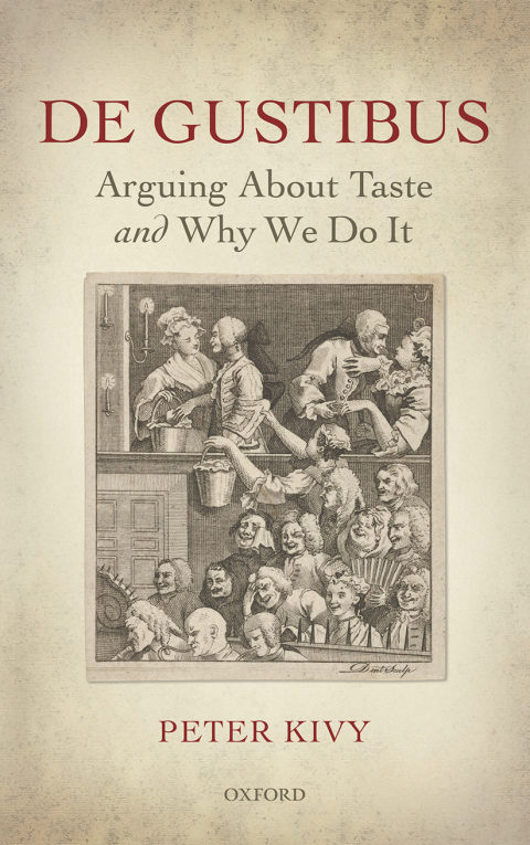 Cover image for book De Gustibus