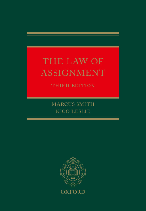 Cover image for book The Law of Assignment