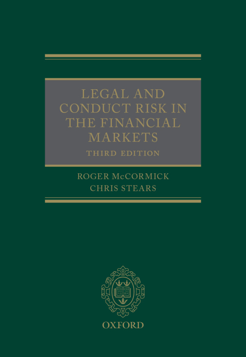 Cover image for book Legal and Conduct Risk in the Financial Markets