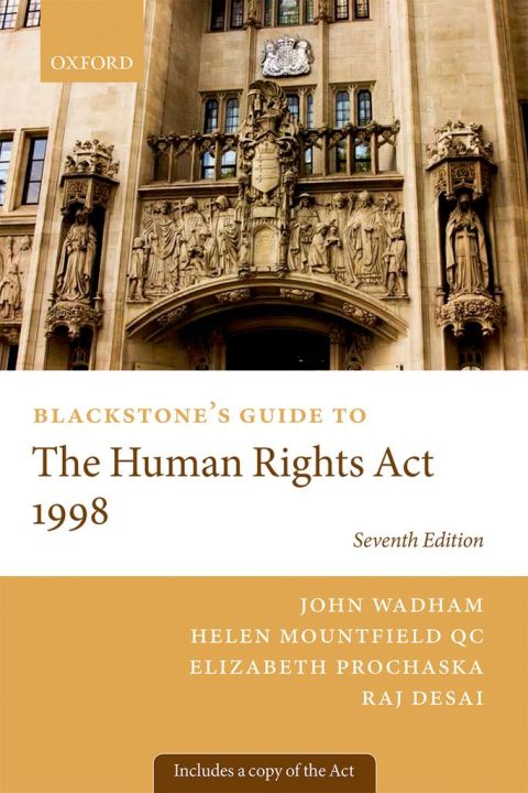 Cover image for book Blackstone's Guide to the Human Rights Act 1998