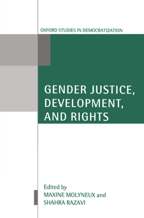 Cover image for book Gender Justice, Development, and Rights