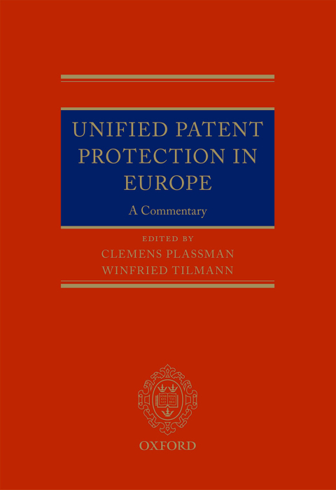 Cover image for book Unified Patent Protection in Europe