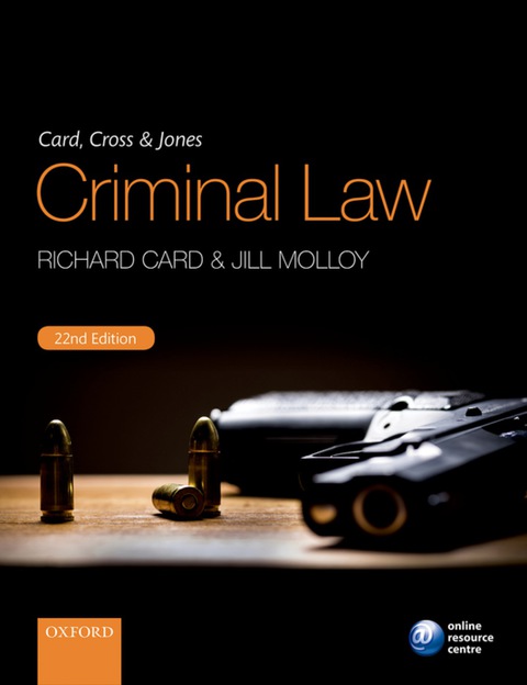 Cover image for book Card, Cross & Jones Criminal Law