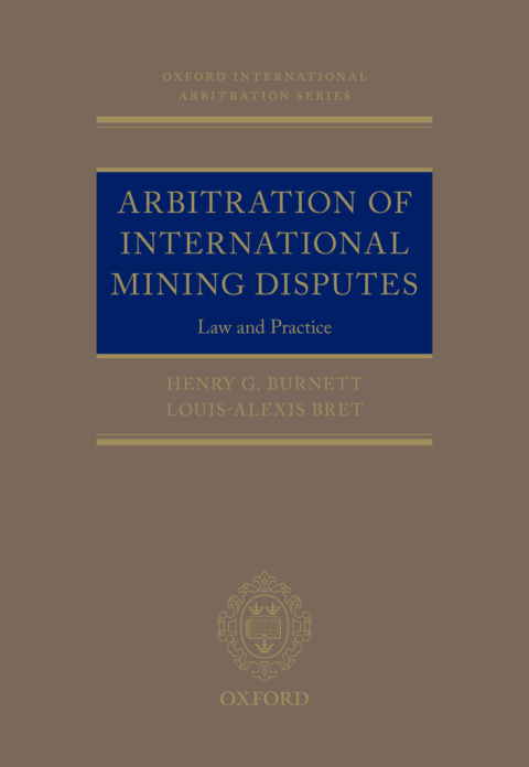 Cover image for book Arbitration of International Mining Disputes