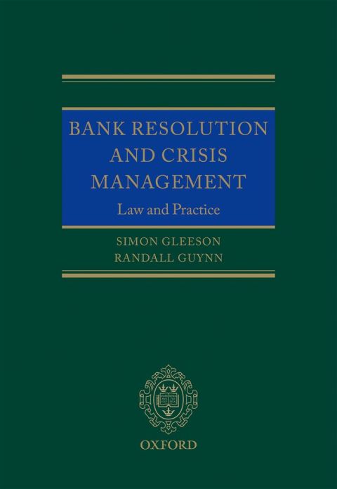 Cover image for book Bank Resolution and Crisis Management