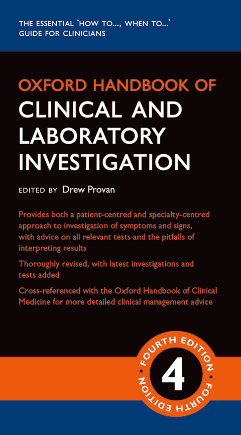 Cover image for book Oxford Handbook of Clinical and Laboratory Investigation
