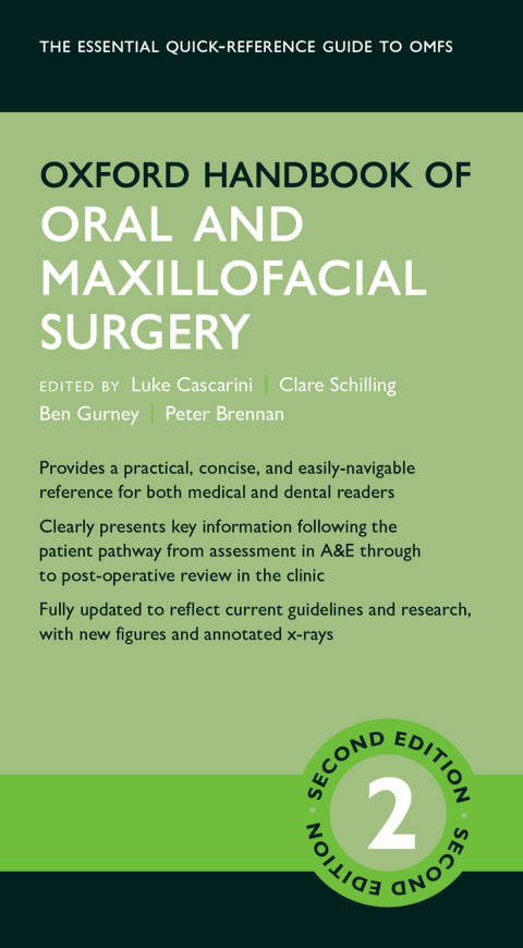 Cover image for book Oxford Handbook of Oral and Maxillofacial Surgery