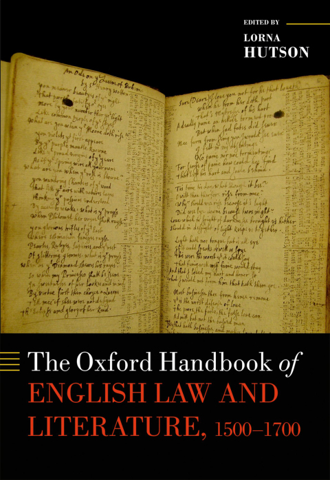 Cover image for book The Oxford Handbook of English Law and Literature, 1500-1700