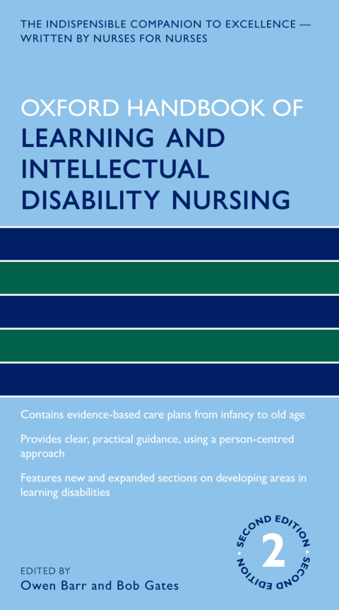 Cover image for book Oxford Handbook of Learning and Intellectual Disability Nursing